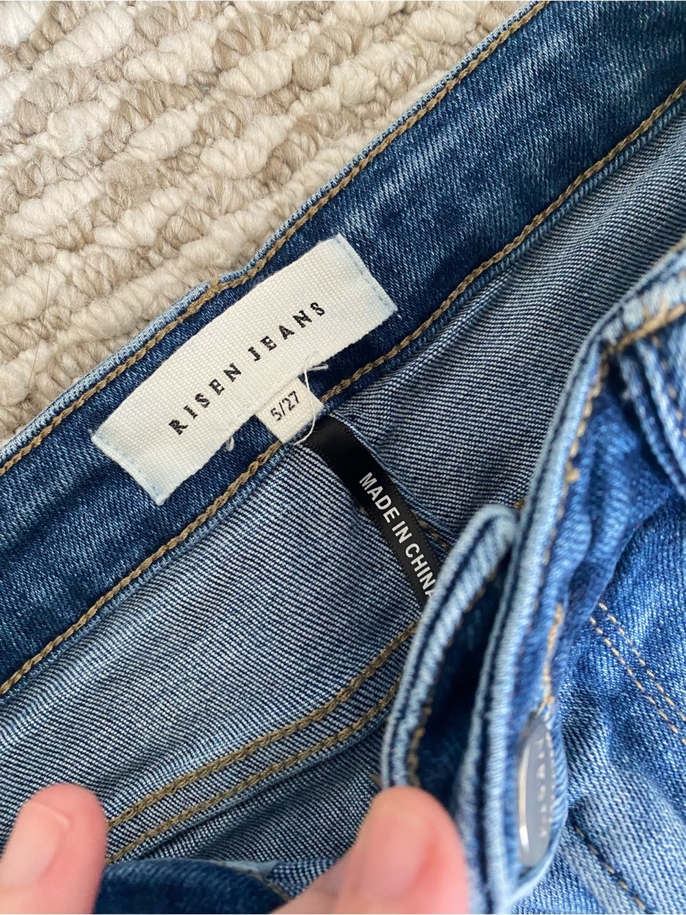Risen Jeans Cropped Wide Leg - Picture 3 of 4
